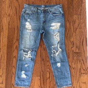 Urban Outfitters Denim Boyfriend Fit Ankle Pants